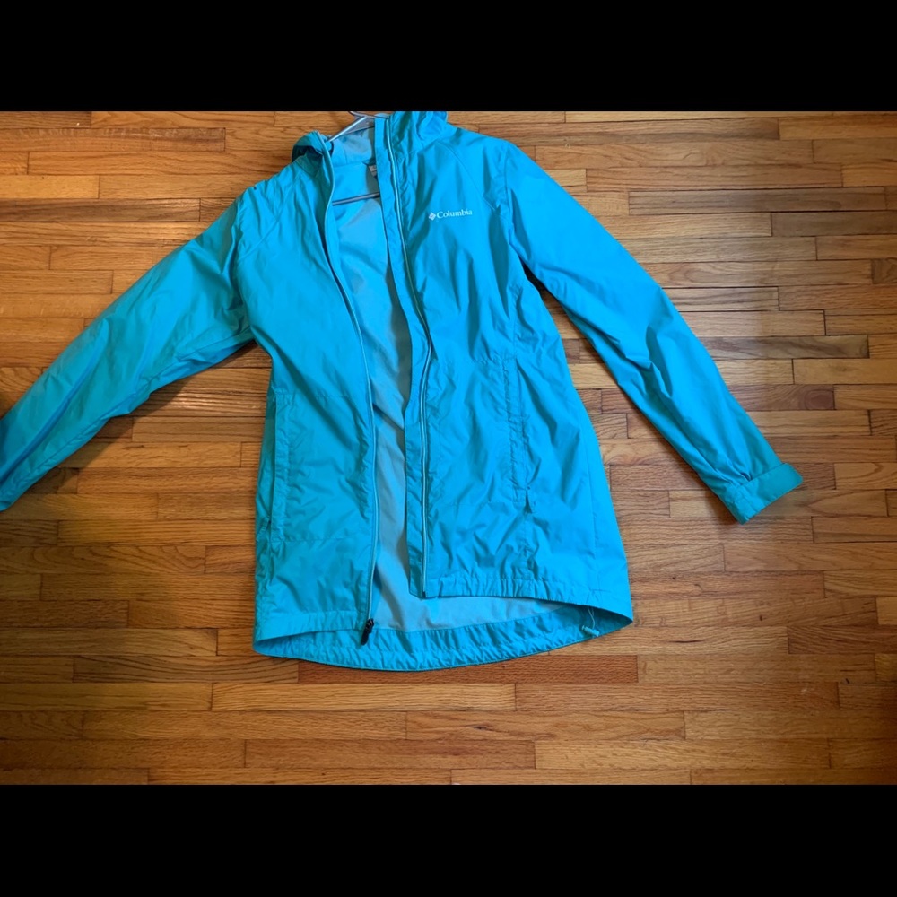 NOT FOR SALE Women’s Turquoise Columbia Raincoat
